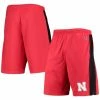 Budget 👍 Men's Champion Scarlet Nebraska Huskers Side Stripe Shorts 👏