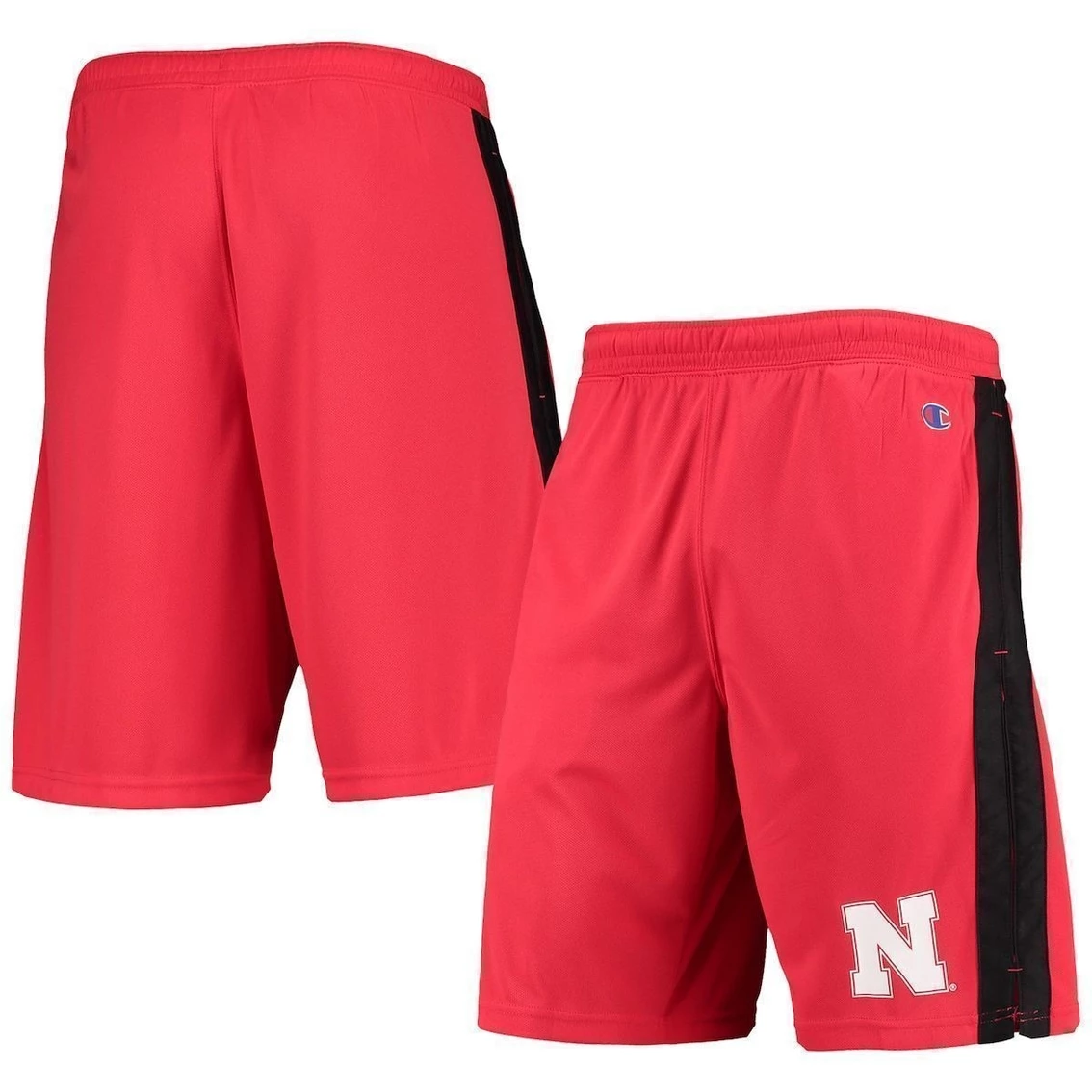 Budget π Men's Champion Scarlet Nebraska Huskers Side Stripe Shorts π 2 Budget π Men's Champion Scarlet Nebraska Huskers Side Stripe Shorts π - Image 2