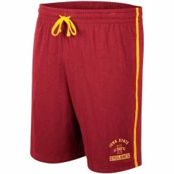 Best Sale 😉 Men's Colosseum Cardinal Iowa State Cyclones Thunder Slub Shorts 🥰 -activewear Sales unnamed file 2679