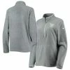 Buy 🛒 Women's Nike Gray Michigan State Spartans Teddy Bear Fleece Half-Zip Jacket ⭐