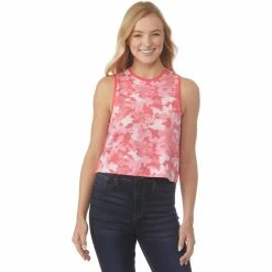 Deals 😍 Tommy Hilfiger Sport Cropped Muscle Tank With Camo Print 😍