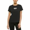 Flash Sale ✨ DKNY Sport Rhinestone Icon Logo Crew Neck Tee 🛒