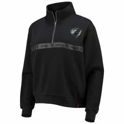 Brand new 🛒 Women's The Wild Collective Black D.C. United Quarter-Zip Jacket ✨ -activewear Sales unnamed file 422