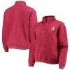 Coupon 🔥 Women's Gameday Couture Crimson Alabama Crimson Tide Unstoppable Chic Quilted Quarter-Zip Jacket 👍