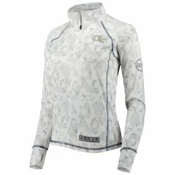 Best reviews of ✔️ Women's Colosseum White Georgia Tech Yellow Jackets Operation Hat Trick Military Appreciation Officer Arctic Camo Raglan Quarter-Zip Jacket 🛒 -activewear Sales unnamed file 559