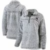 Wholesale ⭐ Boxercraft 👩 Women's Gray Xavier Musketeers Sherpa Super Soft Quarter Zip Pullover Jacket 😀
