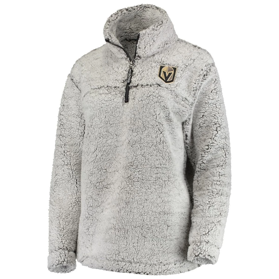Top 10 ๐ Women's G-III 4Her By Carl Banks Gray Vegas Golden Knights Sherpa Quarter-Zip Pullover Jacket โ 3 Top 10 ๐ Women's G-III 4Her By Carl Banks Gray Vegas Golden Knights Sherpa Quarter-Zip Pullover Jacket โ - Image 3