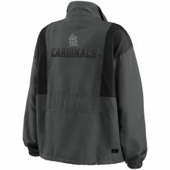 Top 10 ✨ Women's WEAR By Erin Andrews Charcoal St. Louis Cardinals Packable Half-Zip Jacket ⭐ -activewear Sales unnamed file 632