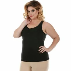 Coupon 😀 InstantFigure Plus Size Shirred Shaping Tank ✔️