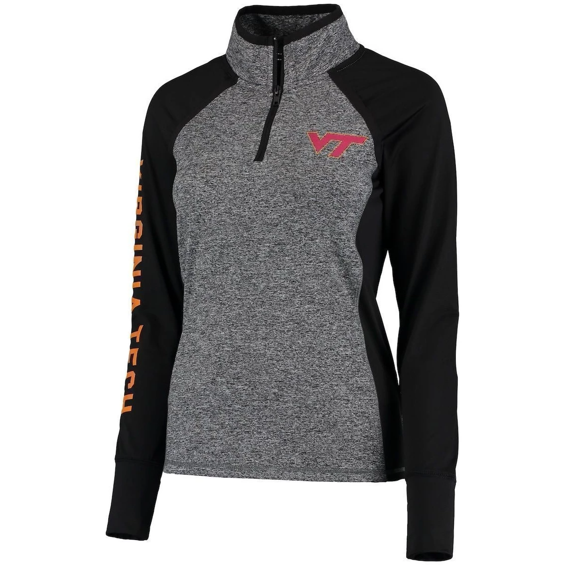 Cheapest ๐ Camp David ๐ฉ Women's Gray/Black Virginia Tech Hokies Finalist Quarter-Zip Pullover Jacket ๐งจ 2 Cheapest ๐ Camp David ๐ฉ Women's Gray/Black Virginia Tech Hokies Finalist Quarter-Zip Pullover Jacket ๐งจ - Image 2