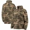 Best reviews of 👍 Women's G-III 4Her By Carl Banks Camo New York Yankees Sherpa Quarter-Zip Jacket 🤩