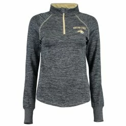 Wholesale 🎁 Women's Colosseum Navy Montana State Bobcats Bikram Quarter-Zip Long Sleeve Jacket ✔️