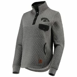 Cheap π Women's Pressbox Heathered Gray/Black Iowa Hawkeyes Magnum Quilted Quarter-Snap Pullover Jacket β 6 Cheap π Women's Pressbox Heathered Gray/Black Iowa Hawkeyes Magnum Quilted Quarter-Snap Pullover Jacket β -activewear Sales unnamed file 835