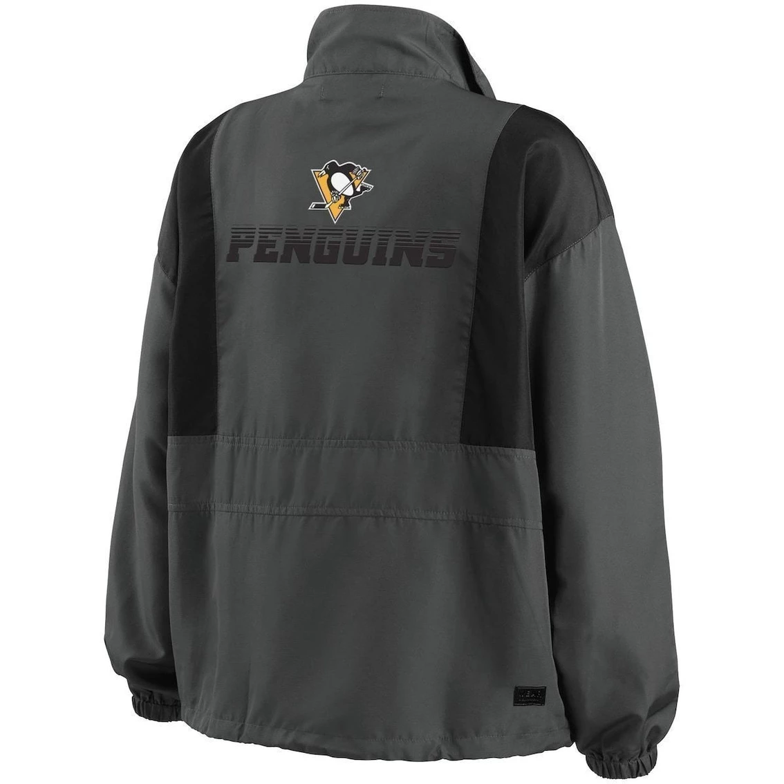 New 🎁 Women's WEAR By Erin Andrews Charcoal Pittsburgh Penguins Popover Packable Half-Zip Jacket 🛒 4 New 🎁 Women's WEAR By Erin Andrews Charcoal Pittsburgh Penguins Popover Packable Half-Zip Jacket 🛒 - Image 4