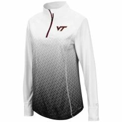 Top 10 😀 Women's Colosseum Black Virginia Tech Hokies Magic Ombre Quarter-Zip Raglan Jacket 🔥 -activewear Sales unnamed file 917