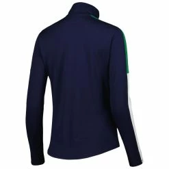 Coupon 👍 Women's Under Armour Navy Notre Dame Fighting Irish Team Tech Mesh Performance Quarter-Zip Jacket 😀 -activewear Sales unnamed file 99