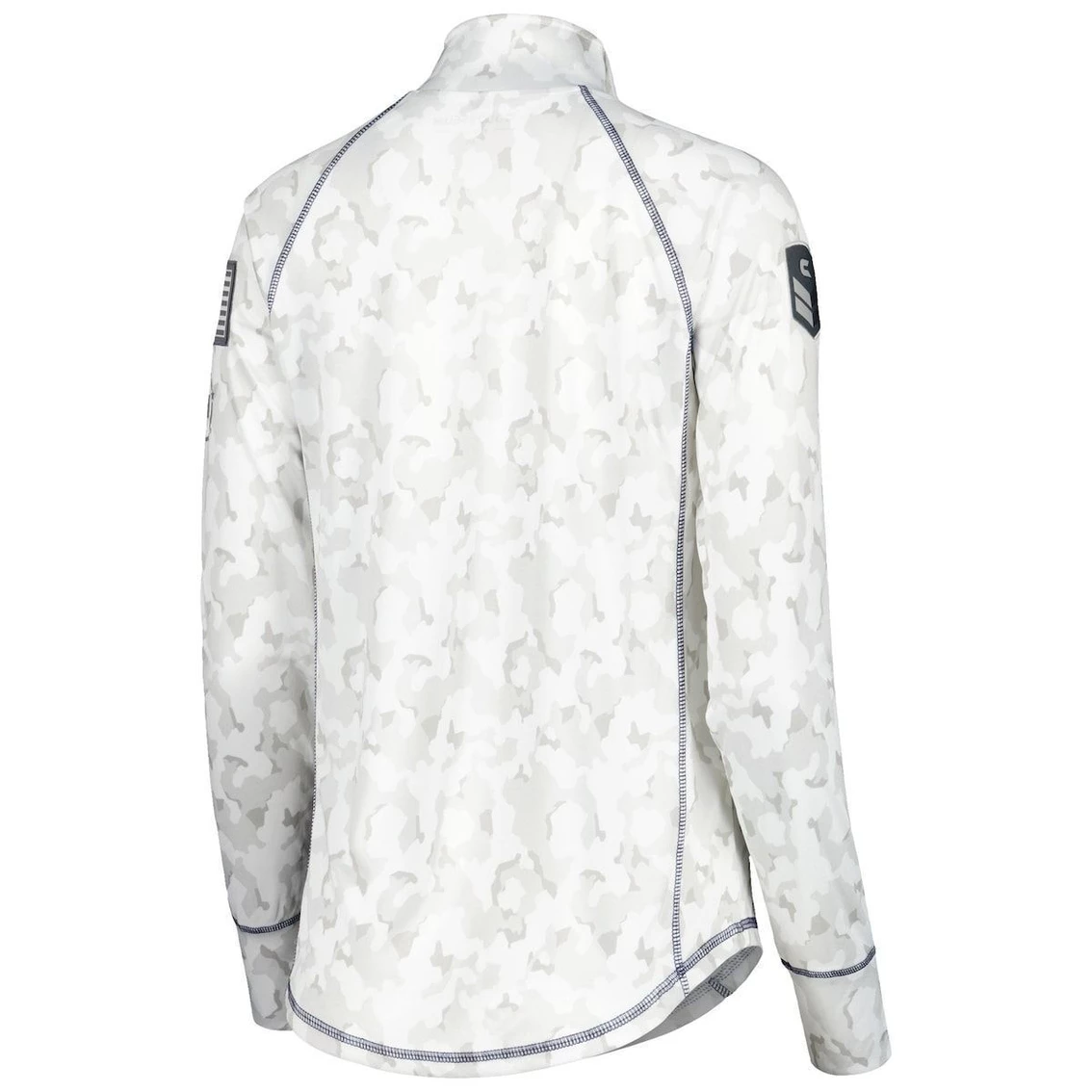 Deals β€οΈ Women's Colosseum White Virginia Cavaliers Operation Hat Trick Military Appreciation Officer Arctic Camo Raglan Quarter-Zip Jacket π€© 4 Deals β€οΈ Women's Colosseum White Virginia Cavaliers Operation Hat Trick Military Appreciation Officer Arctic Camo Raglan Quarter-Zip Jacket π€© - Image 4